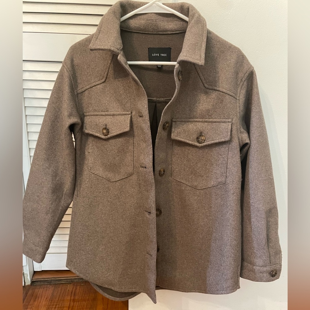 Brown Shacket